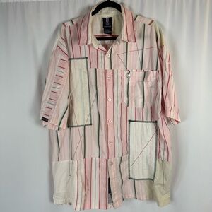 Vintage Phat Farm men shirt Size:XL Color: multicolor striped shirt